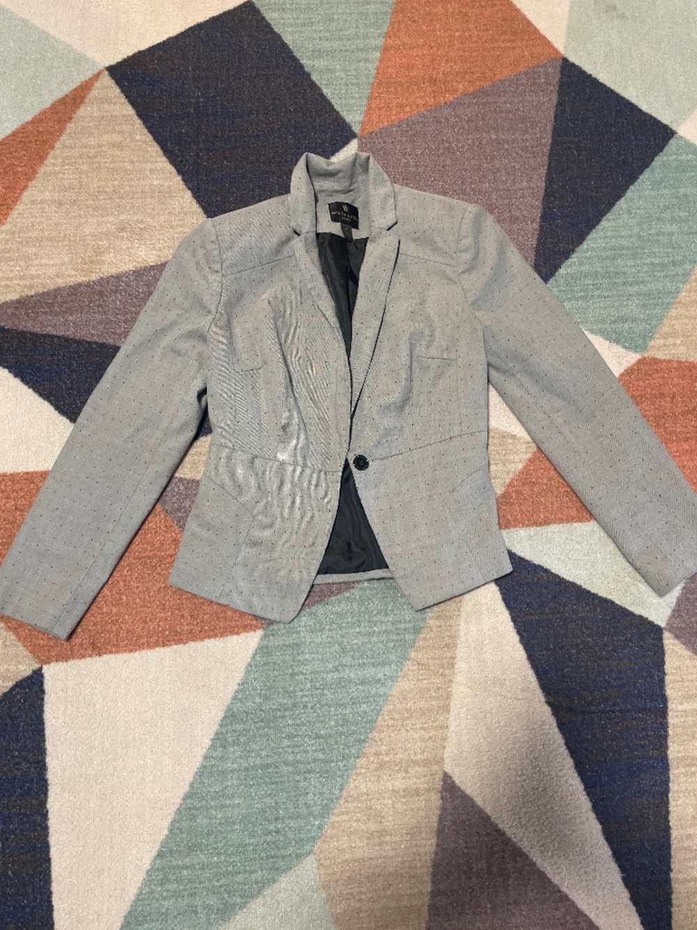 Women’s petite grey blazer